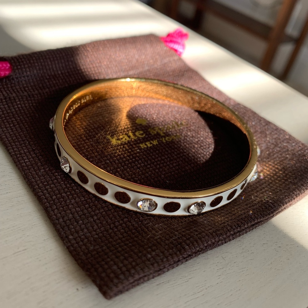 Kate Spade Cuff Bracelet - Gold/Cream - OS